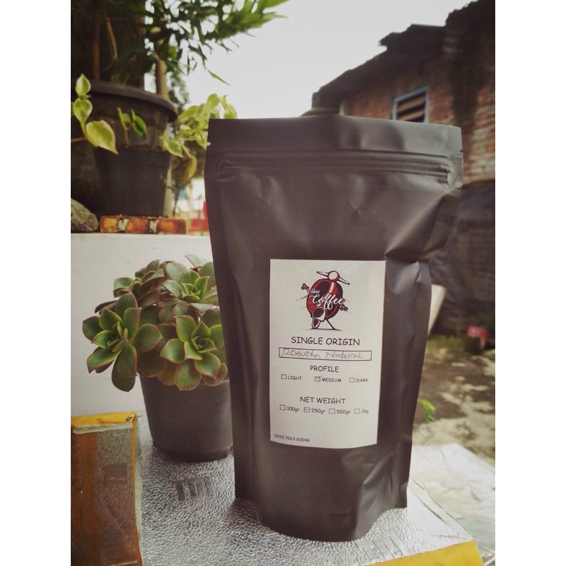 

kopi Arabika Natural Temanggung 100% kopi murni