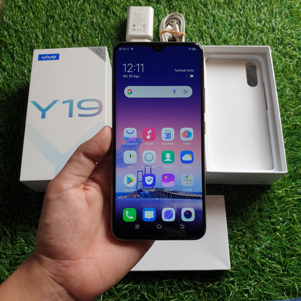 VIVO Y19 SECOND 6/128 GB HP SECOND HANDPHONE SECOND HP SEKEN HP BEKAS HP MURAH