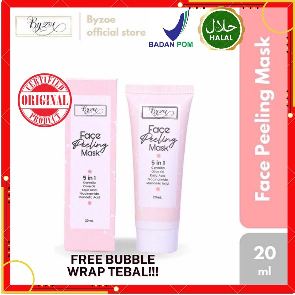 [READY STOK] Original Byzoe Face Peeling Mask 5 in1 Gel By Zoe Masker Viral TIKTOK Korea Masker PEEL