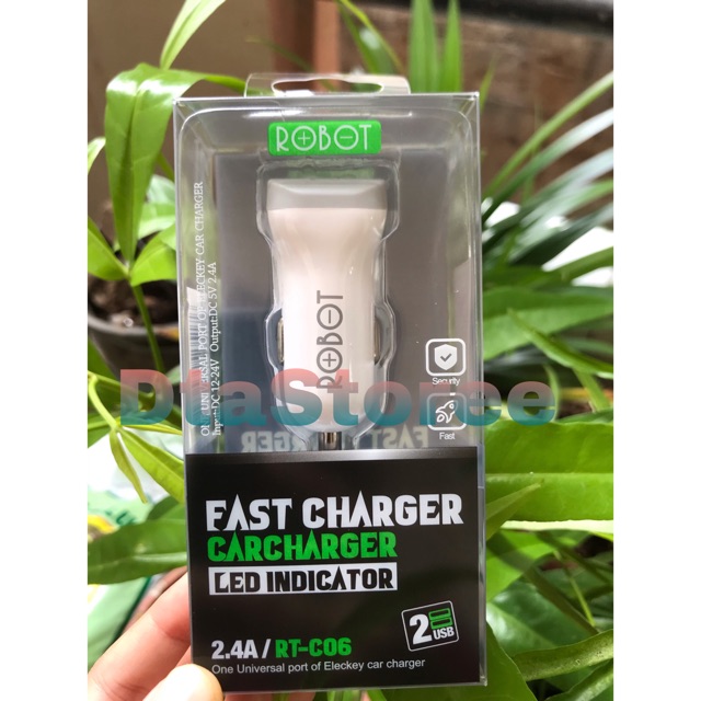 Charger Car/Mobil Robot Asli 100 % RT-C06 2.4A