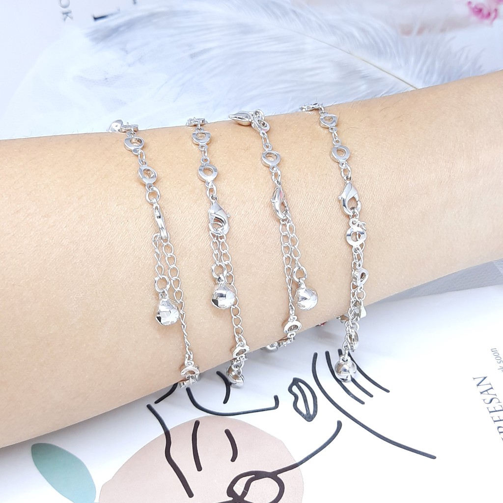 Gelang Anak Meilyn Unicorn Kitty Dorami Cherry Lonceng Lapis Emas Silver - BB637S