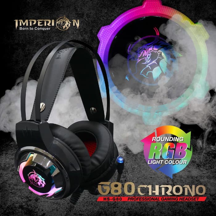 Imperion HS-G80 Headset Gaming RGB 7.1 Surround Sound - Chrono