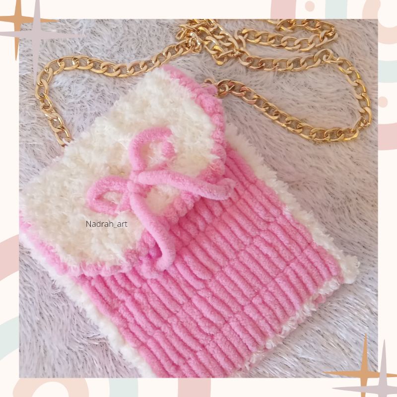 Phone bag kekinian (handmade) Plastik canvas bag
