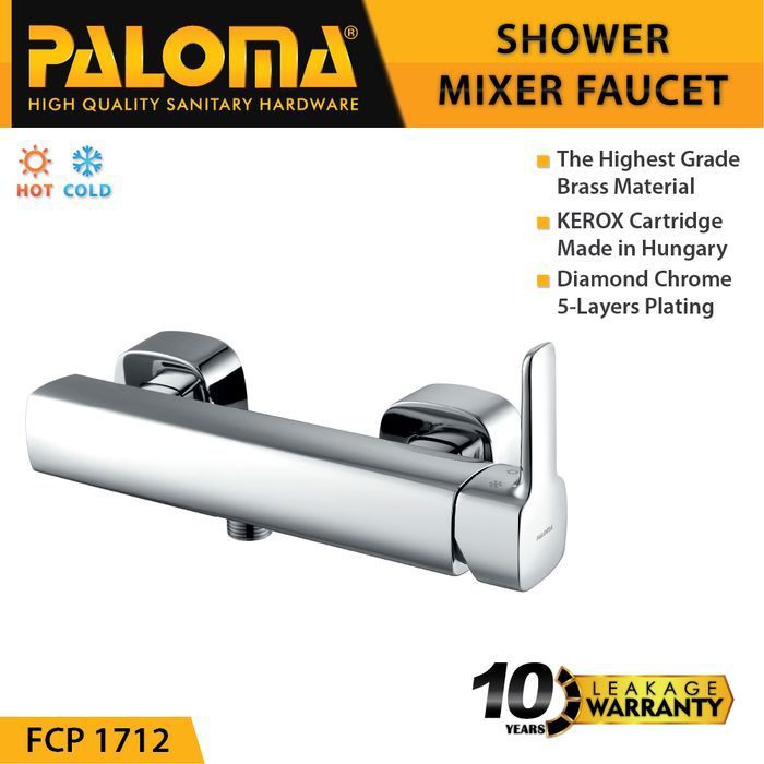PALOMA FCP 1712 Keran Mixer Shower Mandi Panas Dingin Kran Air