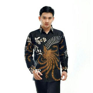 SUPER BIG SALE KEMEJA  HEM BATIK  PRIA  M L XL XXL  ORIGINAL 