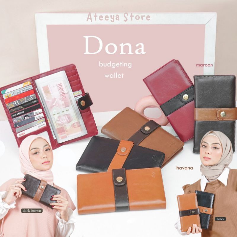 HODY// Hody - Dona Wallet by Hody READY Dompet Wanita Panjang Dompet Organizer Budgeting Wallet