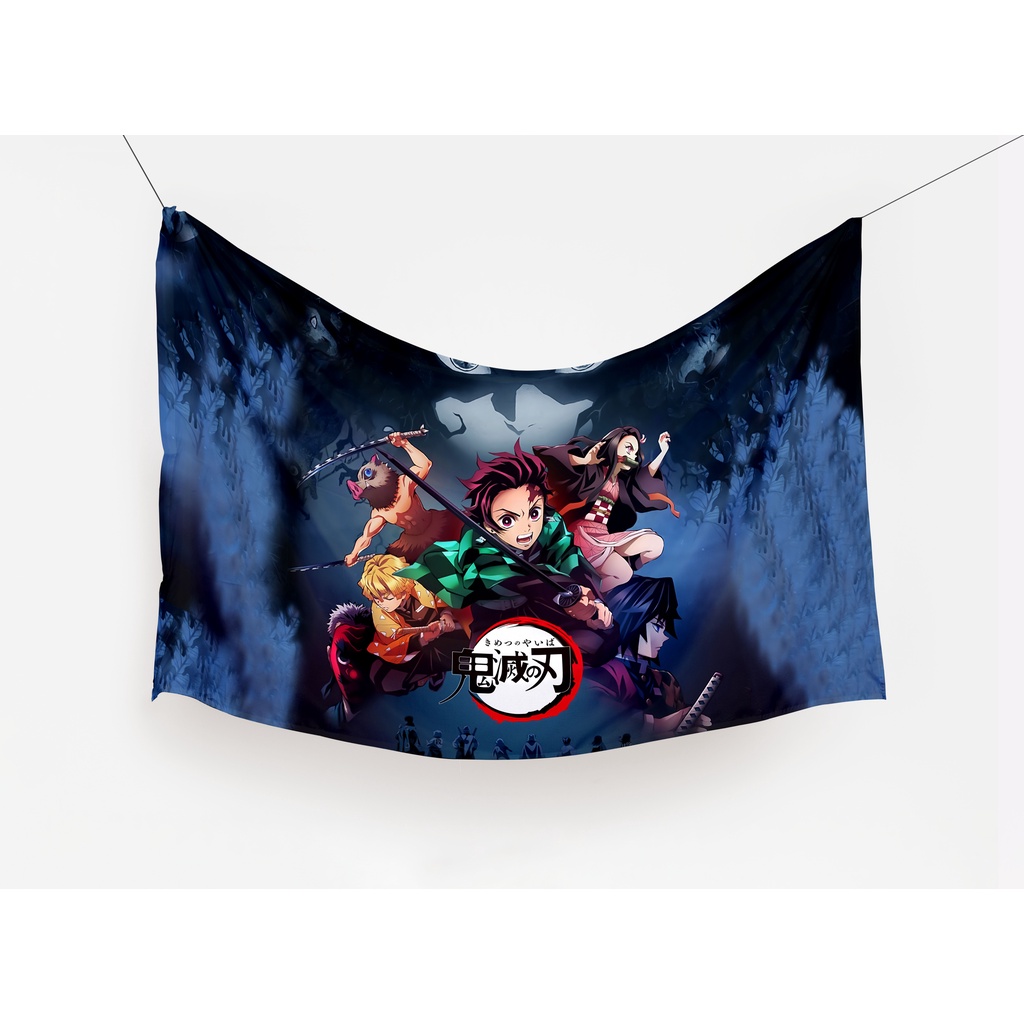 BENDERA POSTER ANIME KIMETSU NO YAIBA DEMON SLAYER