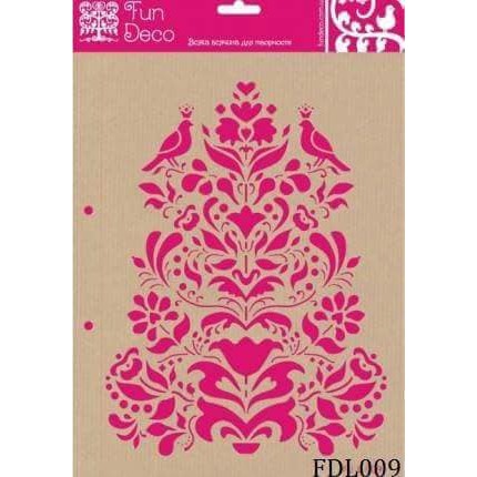 

Fun Deco Stencil ~ FDL009