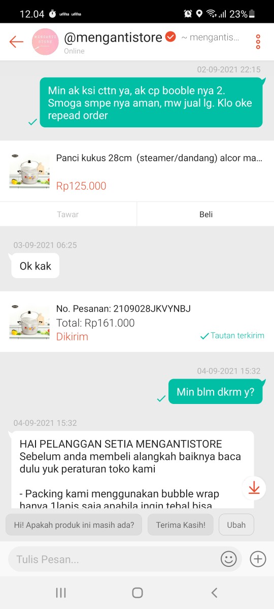 Panci Kukus 28cm  (steamer/dandang) Alcor Maspion