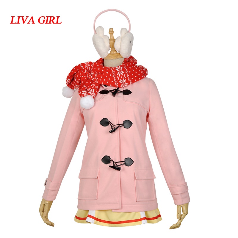 PREORDER Liva girl  Newest Winter Re:Life in a different world from zero Cosplay Rem Ram Emilia Cost