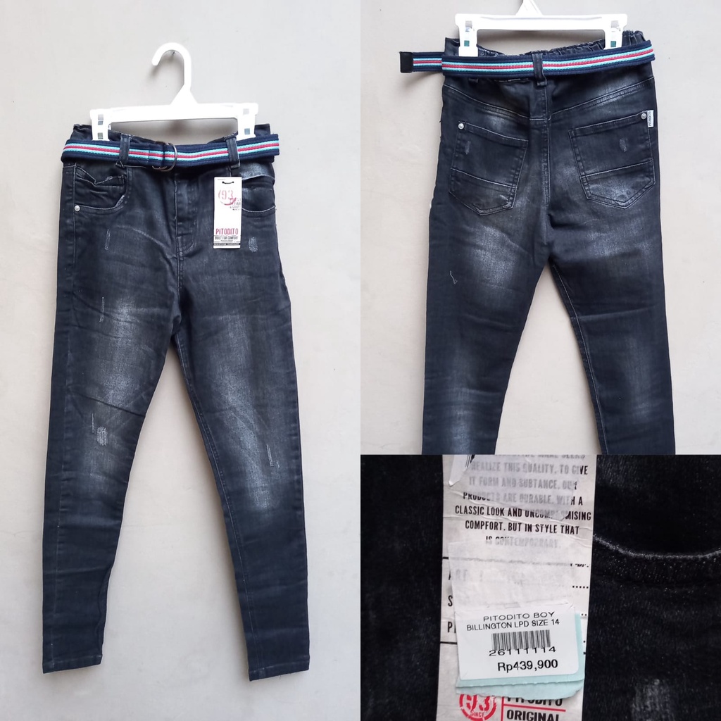 PITODITO CELANA JEANS ANAK LAKI- LAKI SIZE 14