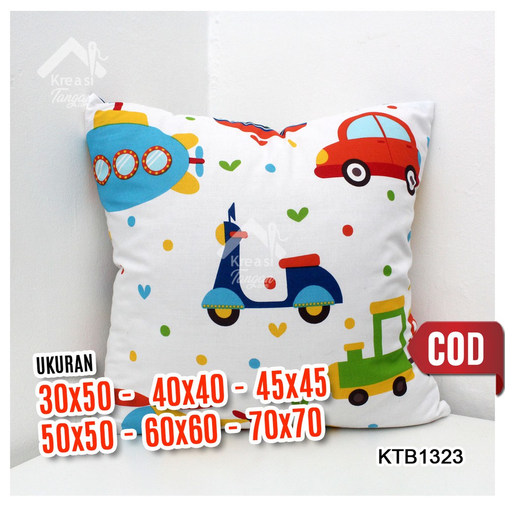 Sarung Bantal Sofa Ukuran 30x50, 40x40, 45x45, 50x50, 60x60, 70x70 KTB1323