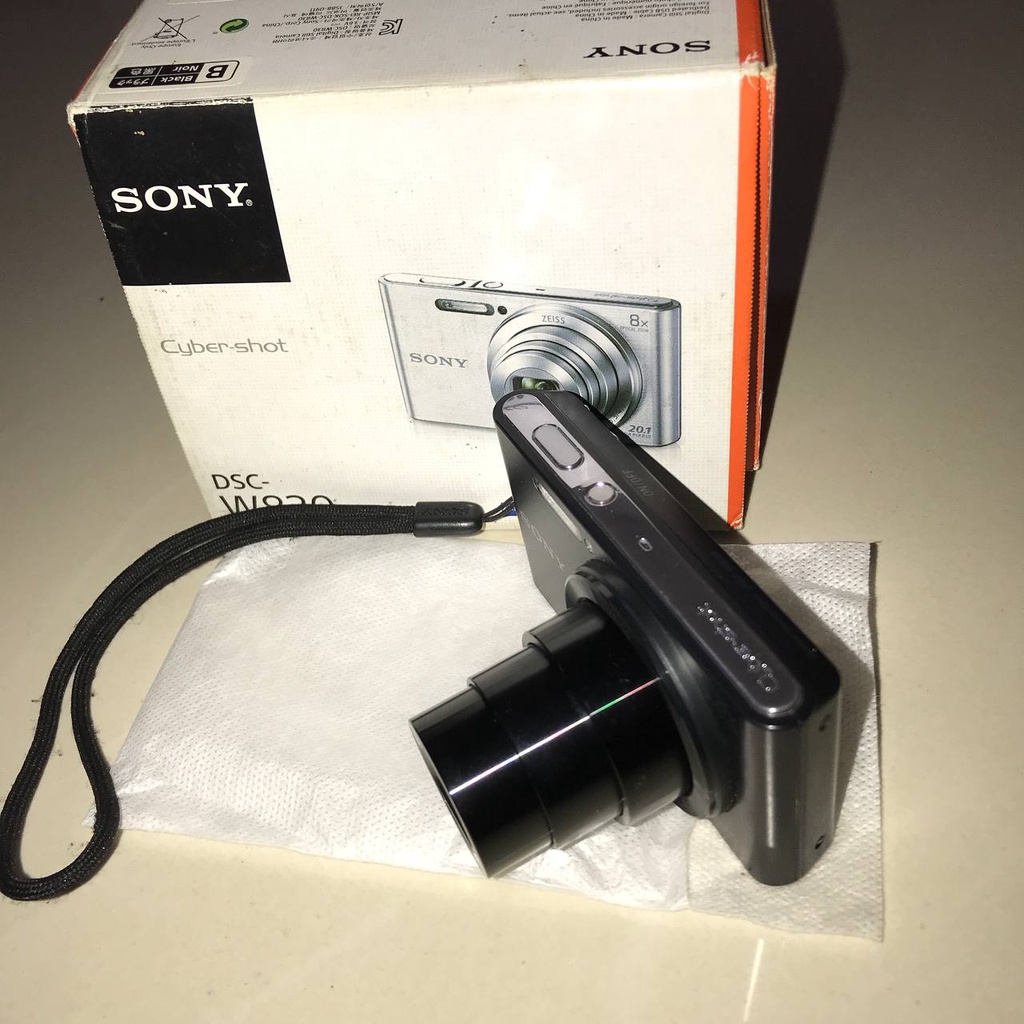Kamera SONY Cyber-shot DSC-W830 BLACK Compact Pocket Camera W830 Zeiss Lens 20MP