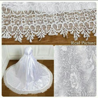 Mukena Sutra mewah warna putih
