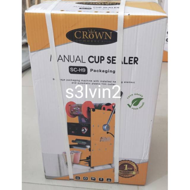 Cup Sealer Manual