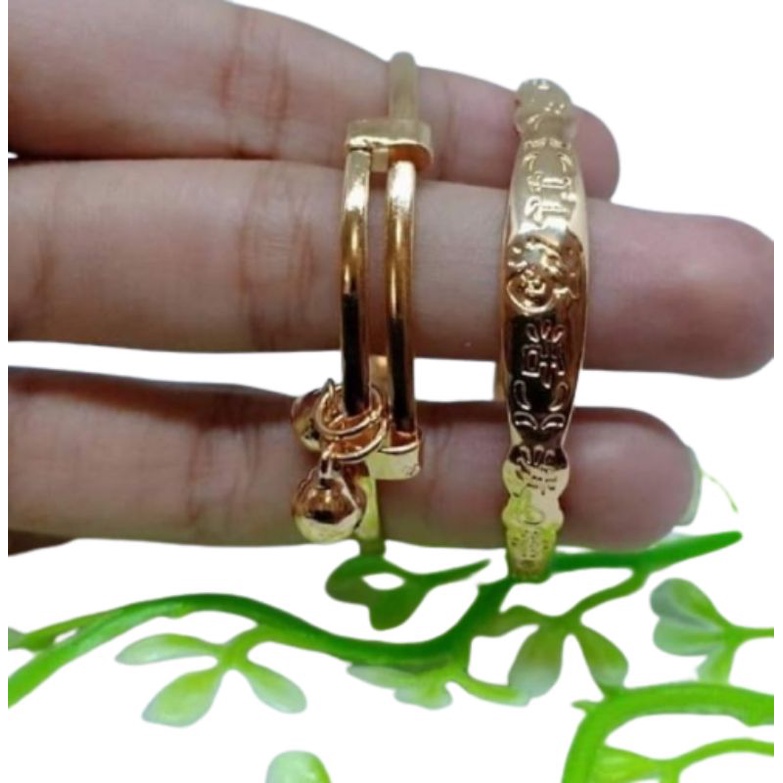 gelang anak bayi perempuan xuping lapis emas 24 k