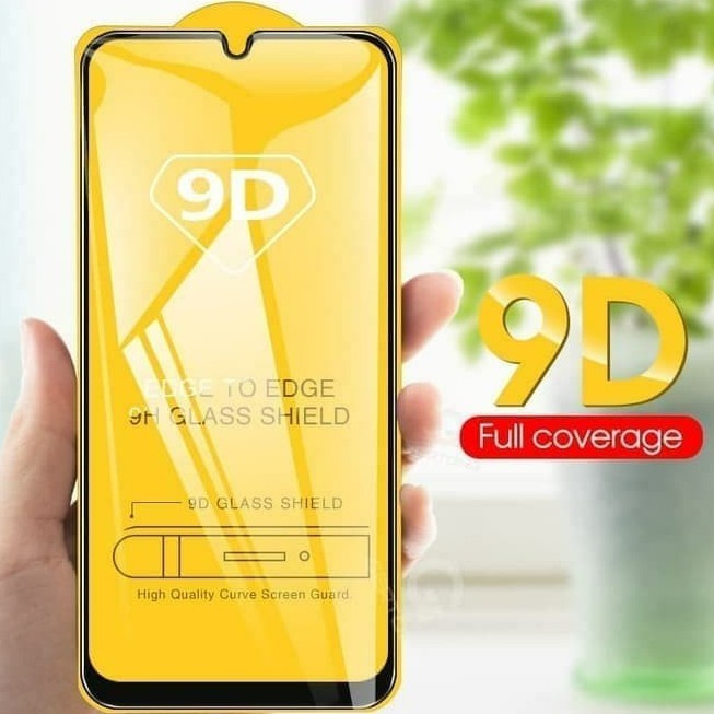 Tempered Glass 9D Vivo Y17 / Y15 / Y12 Tempered Glass Full Layar Full Cover Full Glue