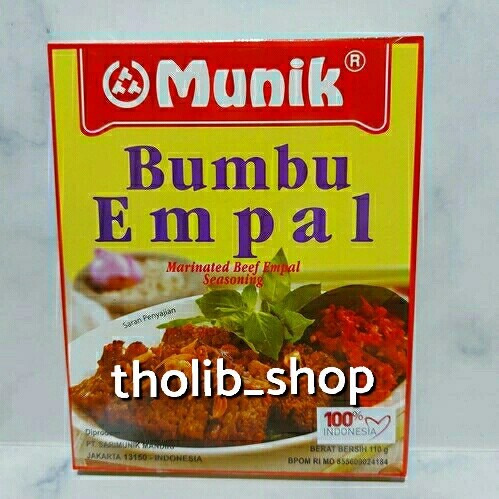 

Munik bumbu empal 110 gr box