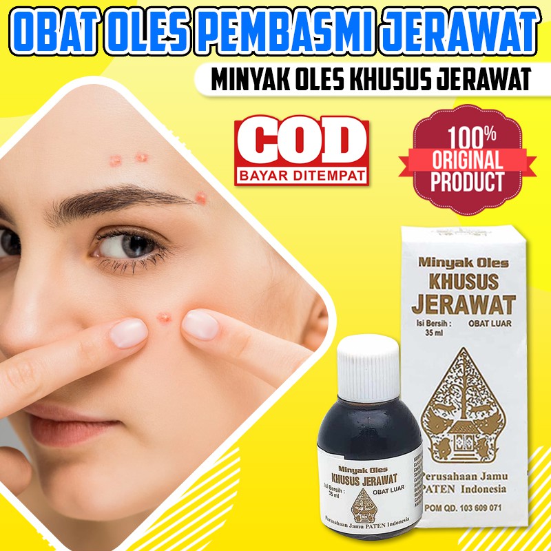 [Bayar Ditempat] Minyak Oles Khusus Jerawat Cap Wayang Obat Jerawat / Kudis / Bisul 35ml Original BP