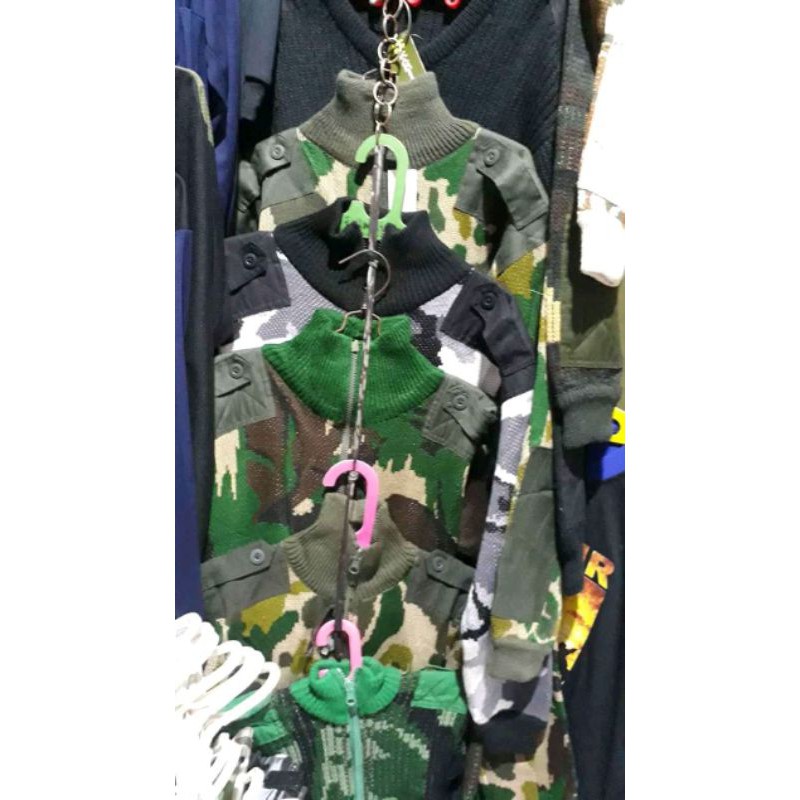 SWEATER ANAK2 ARMY //UMUR 7 THN &amp;10 THN