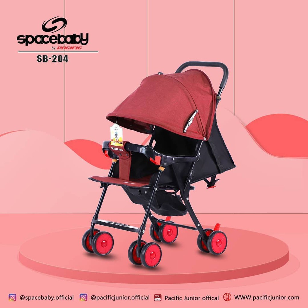 Stroller Spacebaby SB 204 Kereta Dorong Space Baby