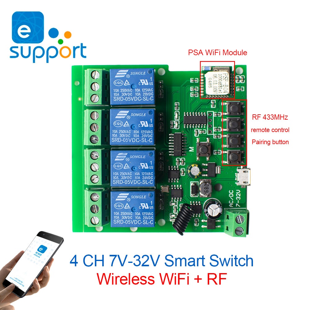 Jual PREORDER eWeLink Smart Remote Control Wifi wireless Switch Module