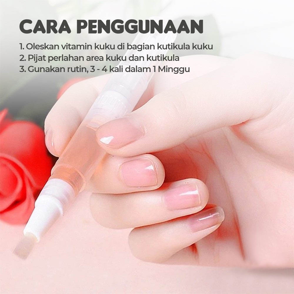 Cuticle revitalizer oil O.P.I vitamin kutikula kuku merawat memperbaiki kulit kering mengelupas fruit plant manicure pedicure varian tanaman dan buah