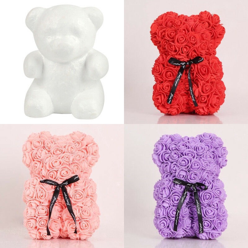 Mainan Boneka Beruang / Kelinci / Anjing Bahan Busa Polystyrene / Styrofoam Untuk Dekorasi Pernikahan / Hadiah Valentine