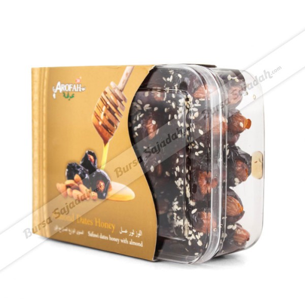 Kurma Safawi Madinah Isi Madu Kacang Almond Biji Wijen Toples Murah