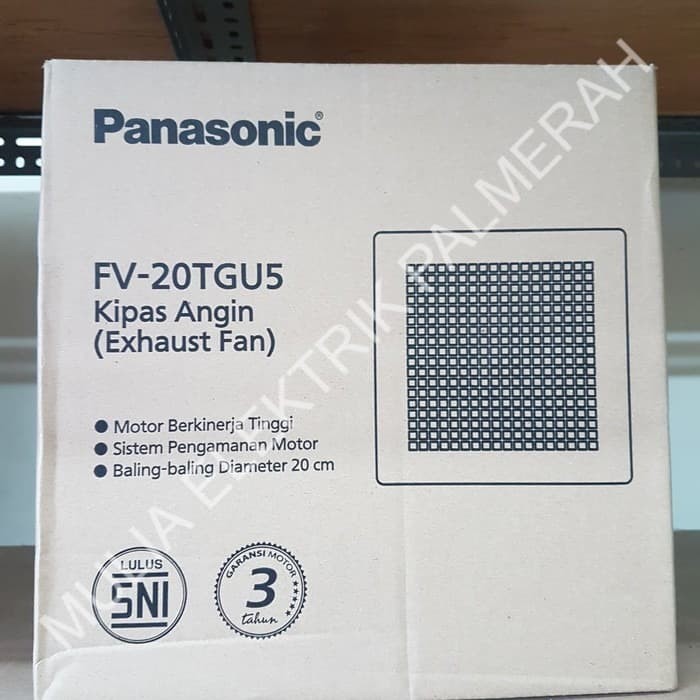 KIPAS ANGIN PLAFON PANASONIC 20TGU 25TGU 20 25 TGU CEILING MOUNT EXHAUST FAN FV-25TGU5 FV-20TGU5