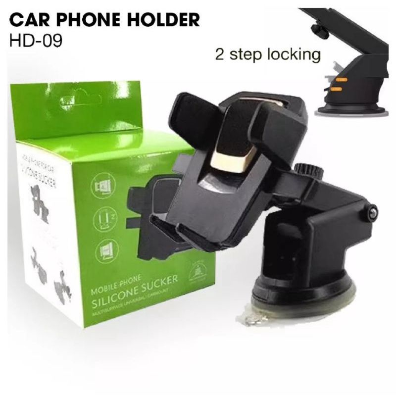 HD 09 Holder Mobil Phone Holder Silikon 360 Rotation Universal Phone Holder