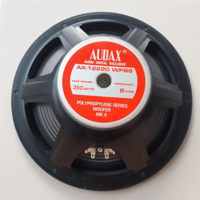 Gaya Speaker 12 Inch Woofer Audax 350 Watt Original Asli 12In 12" Audax Murah