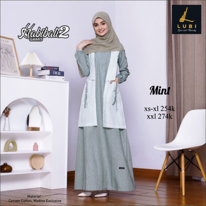 Gamis Lubi Habibati 2 Mint