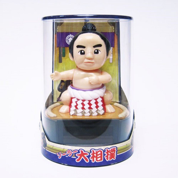 Solar Charge Battery Japanese Sumo Wrestler Figure