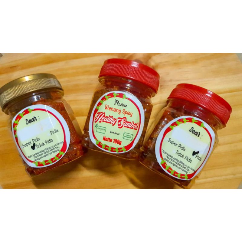 

Healthy Sambal Roa/Rica Roa/Sambal Roa/Healthy Sambal/Rica Wenang Spicy/TIDAK PIDIS