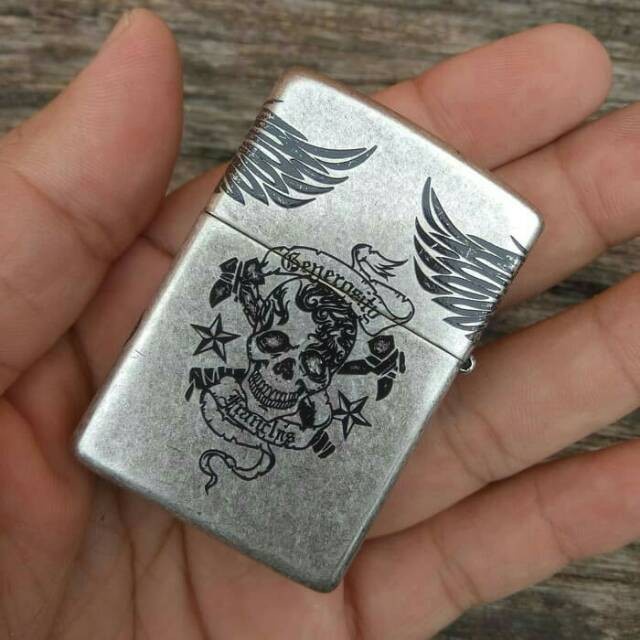 Korek Api Zippo Silver Eagle 1933 Original / Korek Api Zippo/Zippo Murah/Zippo Unik/Zippo Lighter/Zippo Original