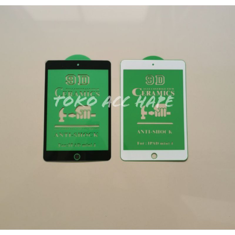 TEMPERED ANTI SHOCK CERAMICS FULL GLUE BENING/CLEAR IPAD MINI 4/5 (7.9&quot;)