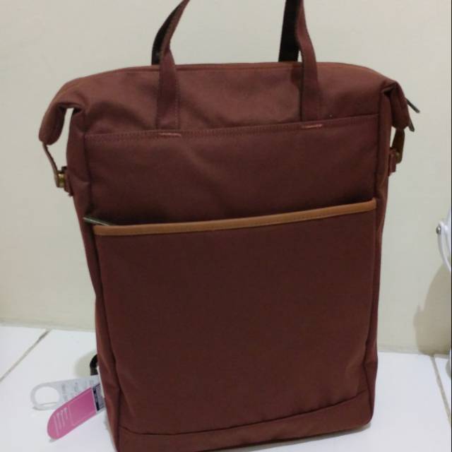 Tas Export backpack, tas punggung Doniera brown size L