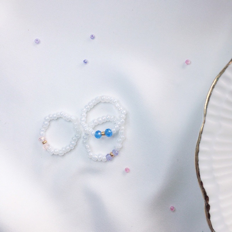 fluorite ring / beads ring / cincin manik / cincin korea