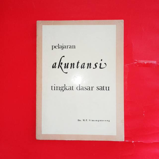 Buku lawas pelajaran akutansi