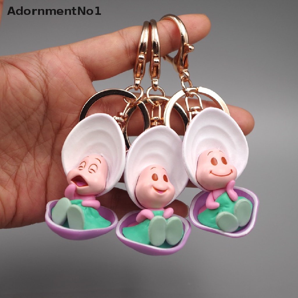 (AdornmentNo1) 1 / 3Pcs / Set Mainan Boneka Kartun Bayi Tiram Mini Untuk Anak