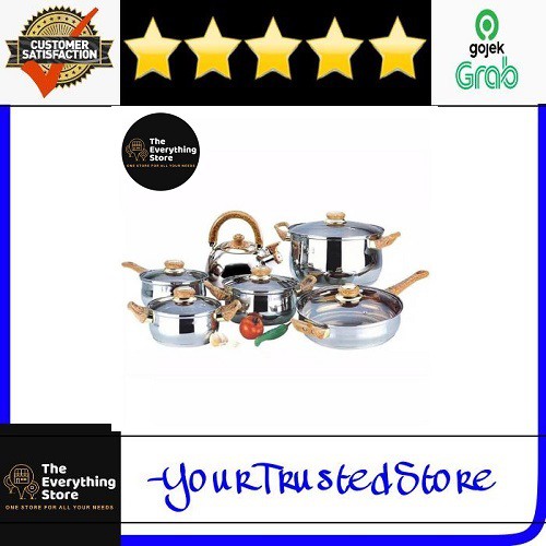 1 SET PANCI SERBAGUNA STAINLESS STEEL PREMIUM 