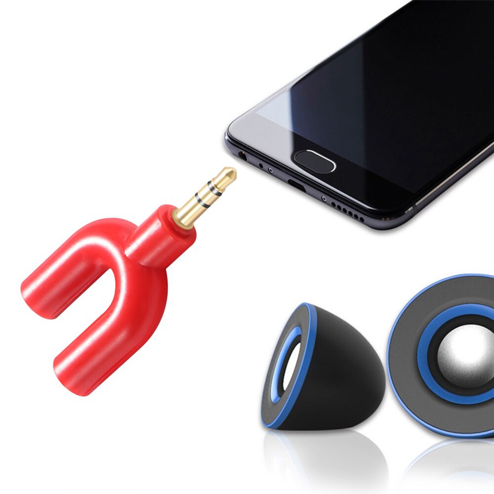 Earphone Converter 3.5Mm - Stereo Splitter Audio untuk MIC &amp; Headset