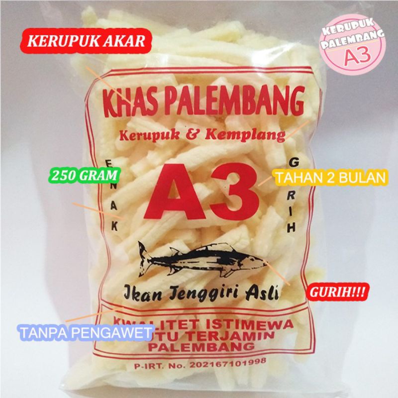 

KERUPUK AKAR panjang enak