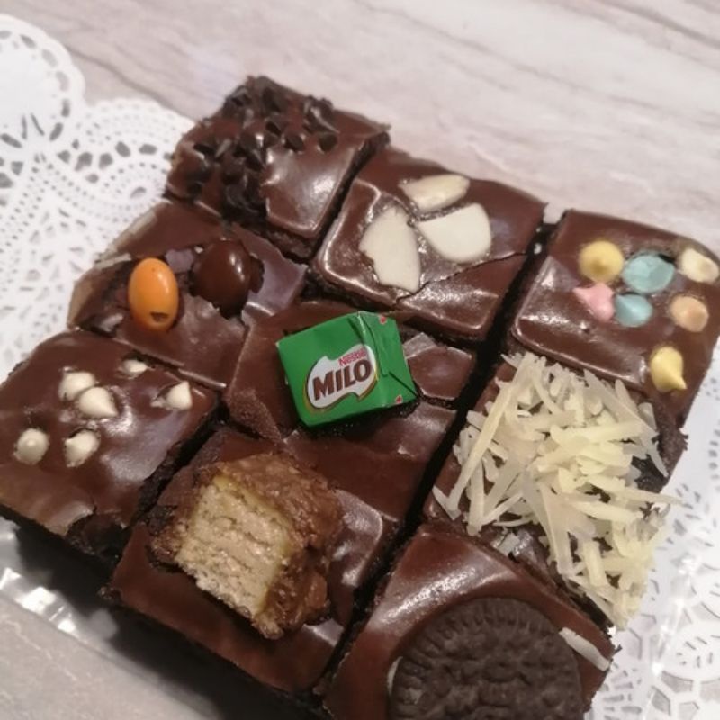 

Brownies Panggang 10x10|9 sekat