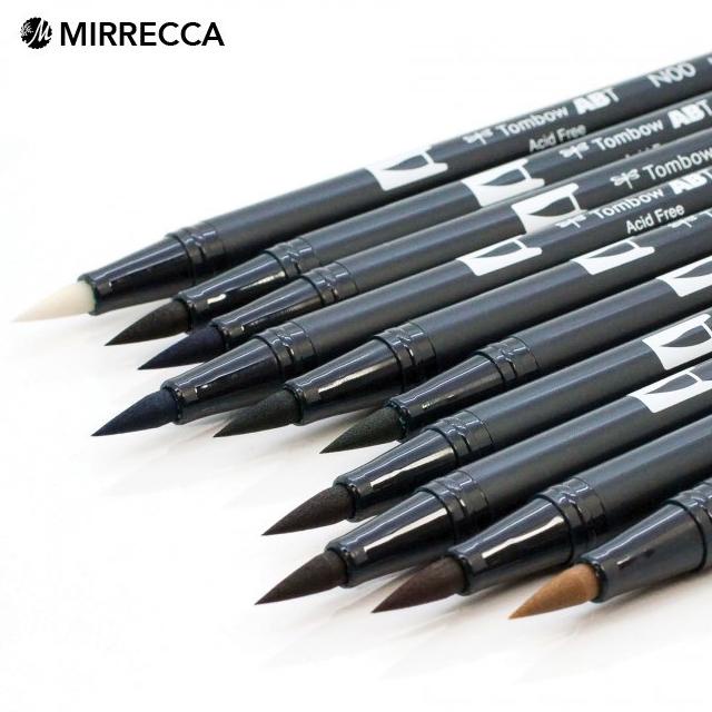 

[(BAYAR DITEMPAT) TOMBOW ABT DUAL BRUSH PEN (SHADES OF GREY, BLACK & COLORLESS BLENDER)