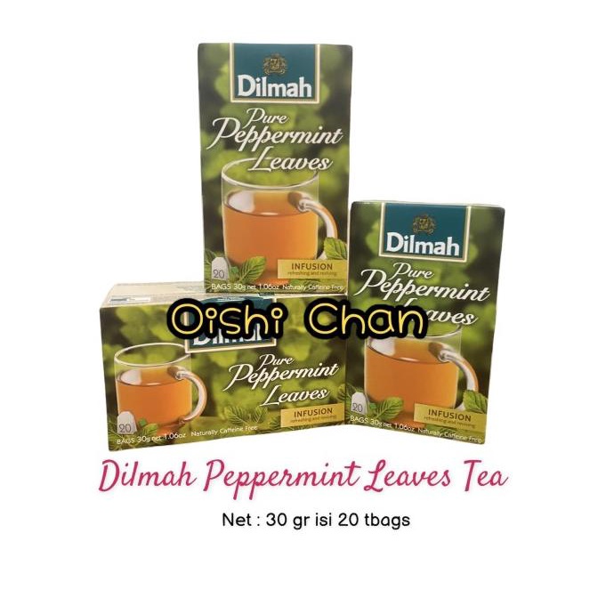 

(BISA COD) Dilmah Peppermint Leaves Tea 20 bags - 30gr TERPERCAYA Kode 1038