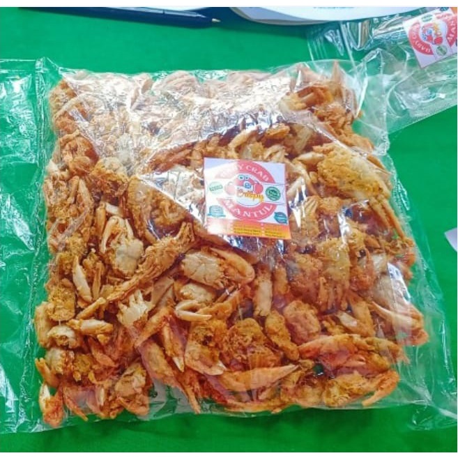 

Baby Crab Crispy Mantul 1 KG / Kilo - Kriuk dan Nikmatnya Mantap Betul !!! Jajanan Sehat dan Nikmat