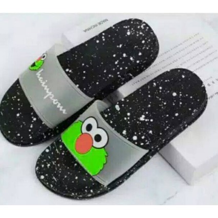 Sandal wanita Elmo Selop JTS / TG1249 hitam-3