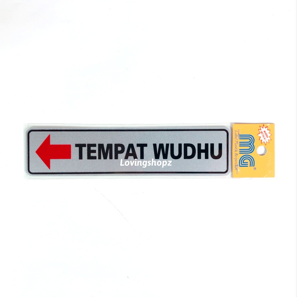 

Sticker tulisan Tempat Wudhu ke kiri